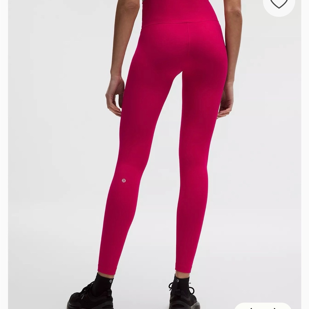 lululemon athletica Bright Pink Athletic Leggings